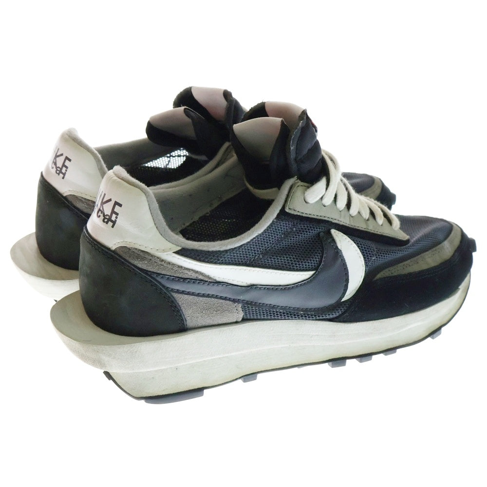 NIKE(ナイキ) ×sacai LDWAFFLE サカイ エルディーワッフル ローカットスニーカー ブラック/ホワイト US9/27cm BV0073-001