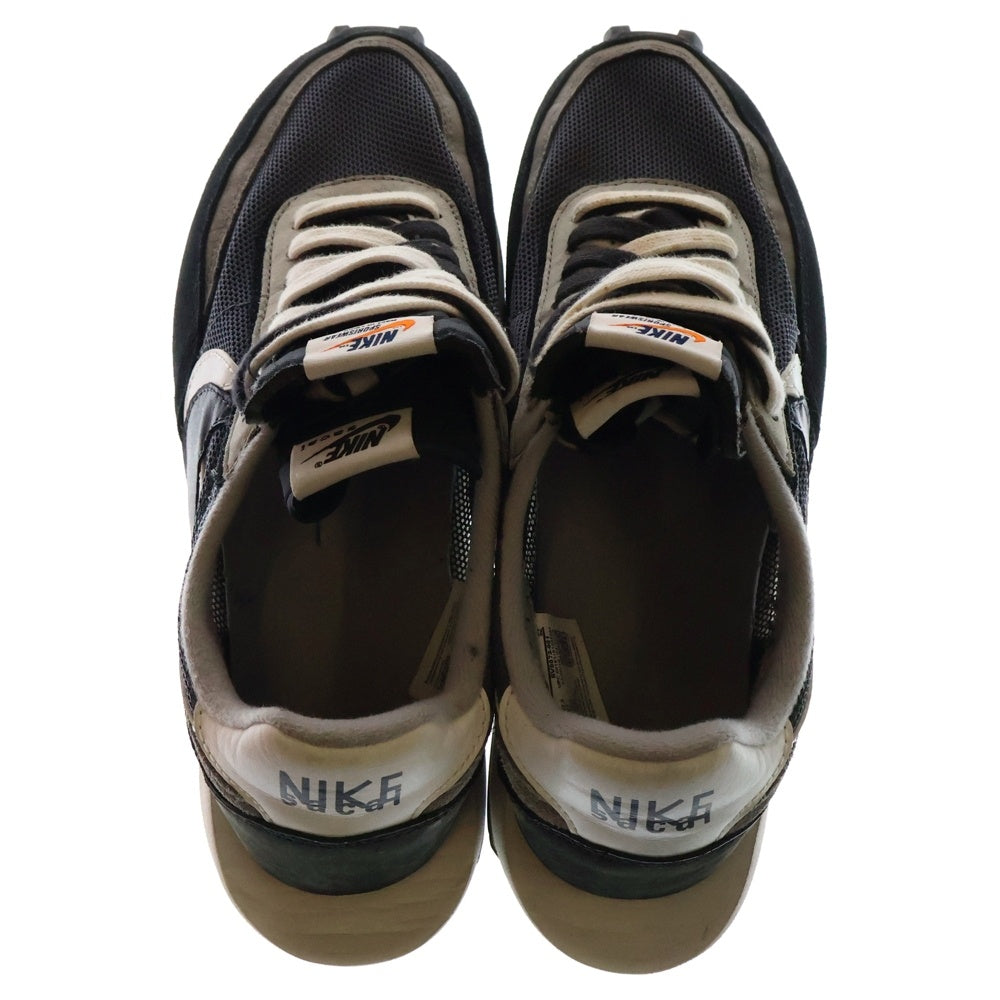 NIKE(ナイキ) ×sacai LDWAFFLE サカイ エルディーワッフル ローカットスニーカー ブラック/ホワイト US9/27cm BV0073-001