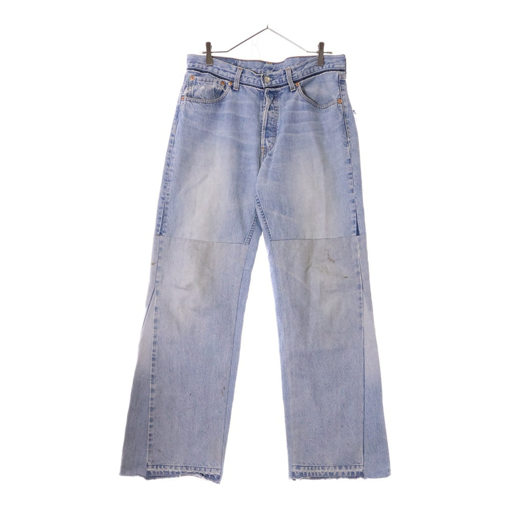 READY MADE(レディメイド) 24SS WIDE FLARE DENIM PANTS 再構築 ワイドフレア デニムパンツ インディゴ RE-CO-BL-00-00-251