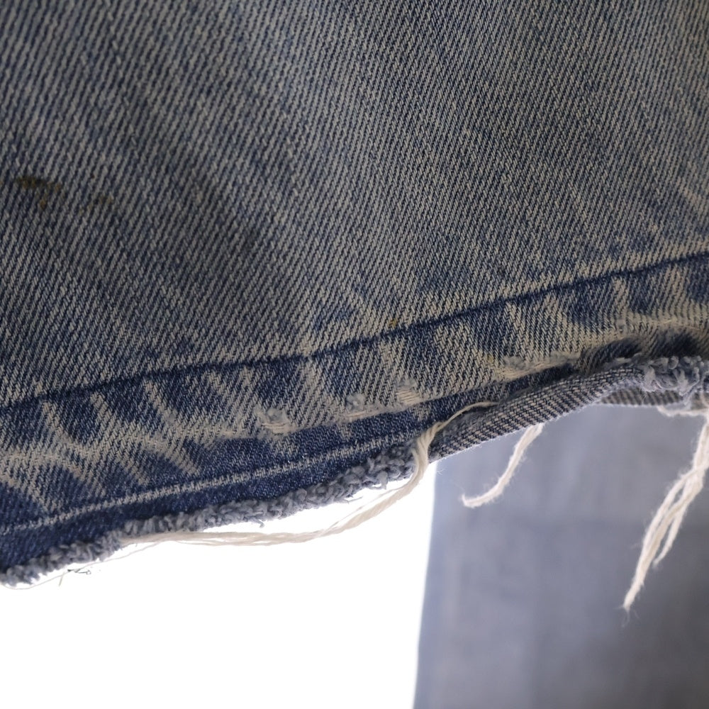 READY MADE(レディメイド) 24SS WIDE FLARE DENIM PANTS 再構築 ワイドフレア デニムパンツ インディゴ RE-CO-BL-00-00-251