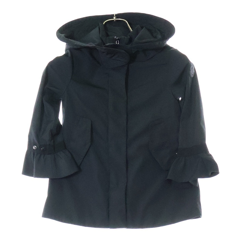 MONCLER(モンクレール) 21AW ATHELAS アセラス ポリエステル プリーツフーデッドコート ジャケット キッズ ブラック G19541C71110 54AUF