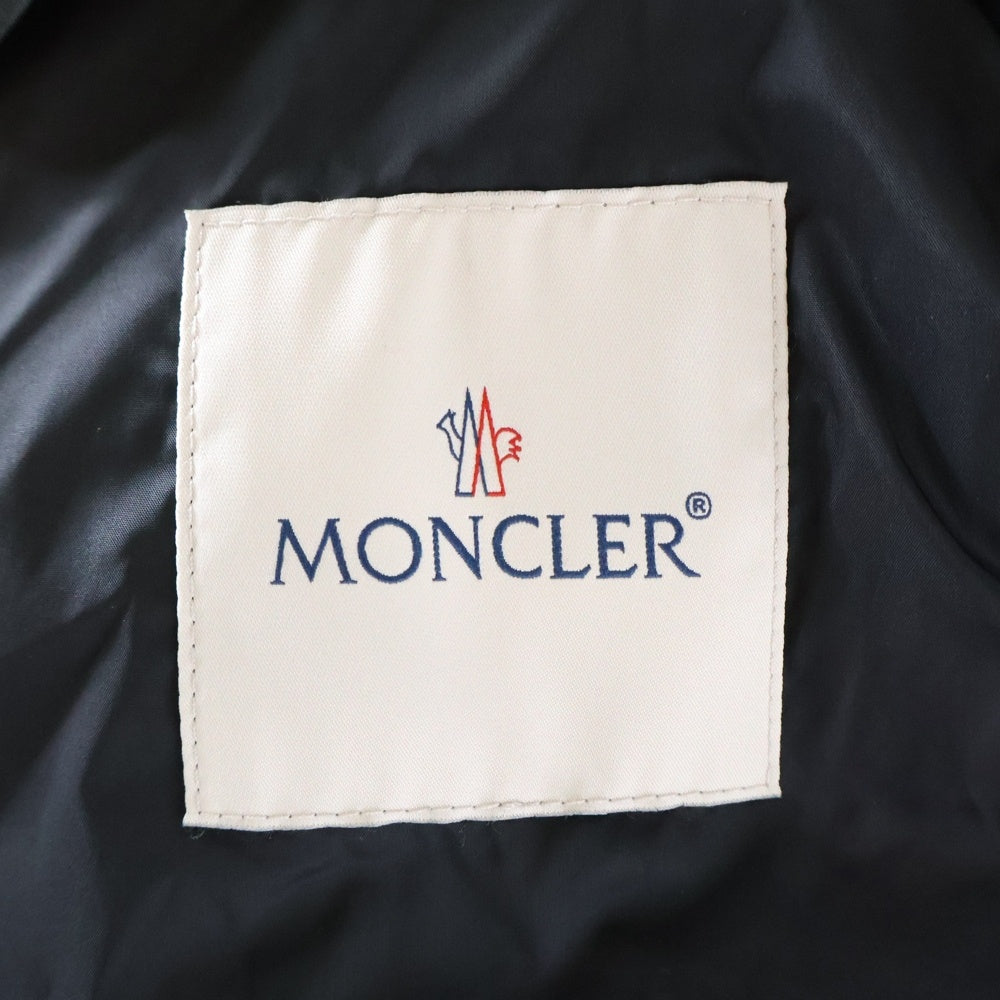 MONCLER(モンクレール) 21AW ATHELAS アセラス ポリエステル プリーツフーデッドコート ジャケット キッズ ブラック G19541C71110 54AUF