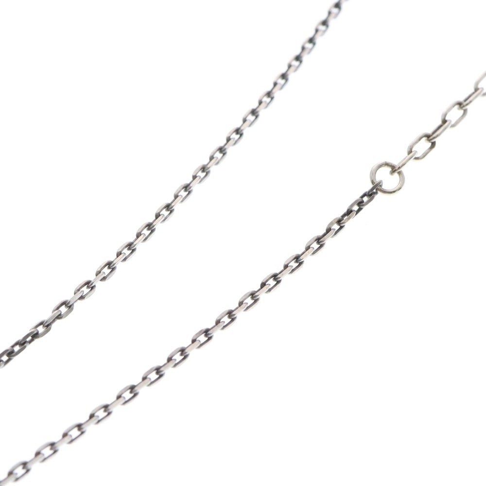 HOLLOOW(ホロウ) ローズ キュービックジルコニア チェーン ネックレス シルバー