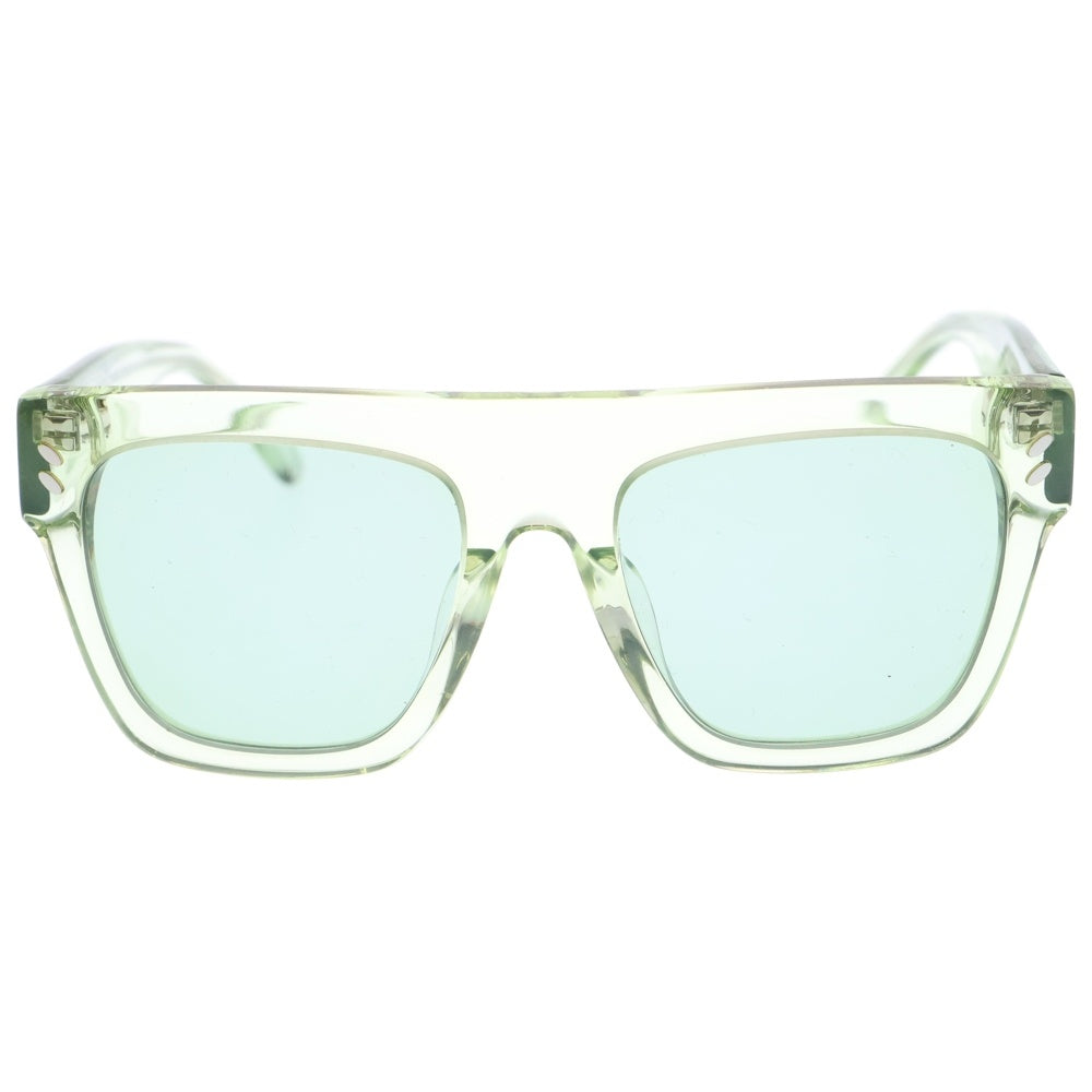 STELLA McCARTNEY(ステラマッカートニー) キッズ クリアフレーム カラーレンズ サングラス メガネ 眼鏡 アイウェア グリーン SK0040S 004