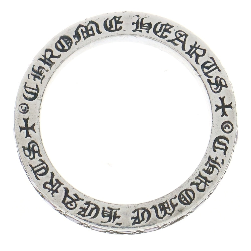 CHROME HEARTS(クロムハーツ) 3mm SPACER AFTER P SAP 3mmスペーサー アフター パヴェ ピンクサファイア リング シルバー