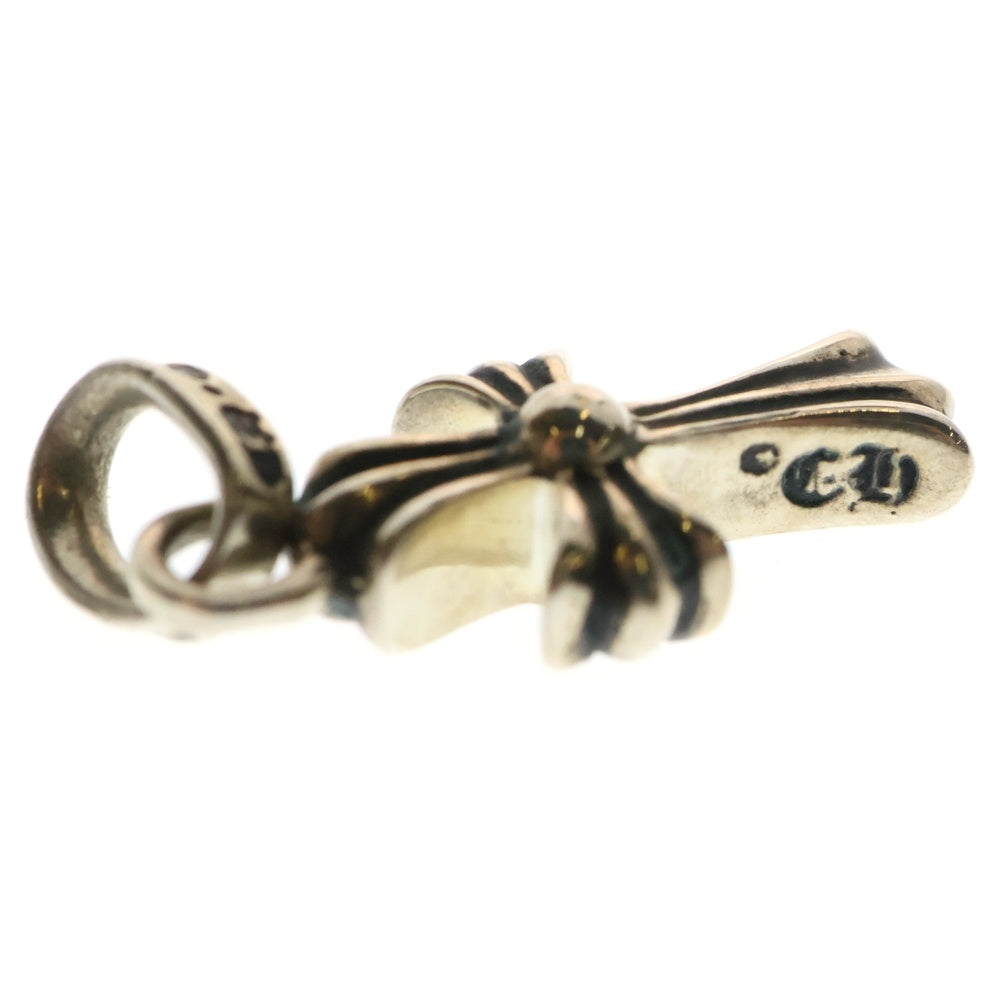 CHROME HEARTS(クロムハーツ) CRS BBYFAT P DMND A ベイビーファットクロス PAVEアフターダイヤ チャーム シルバーネックレストップ