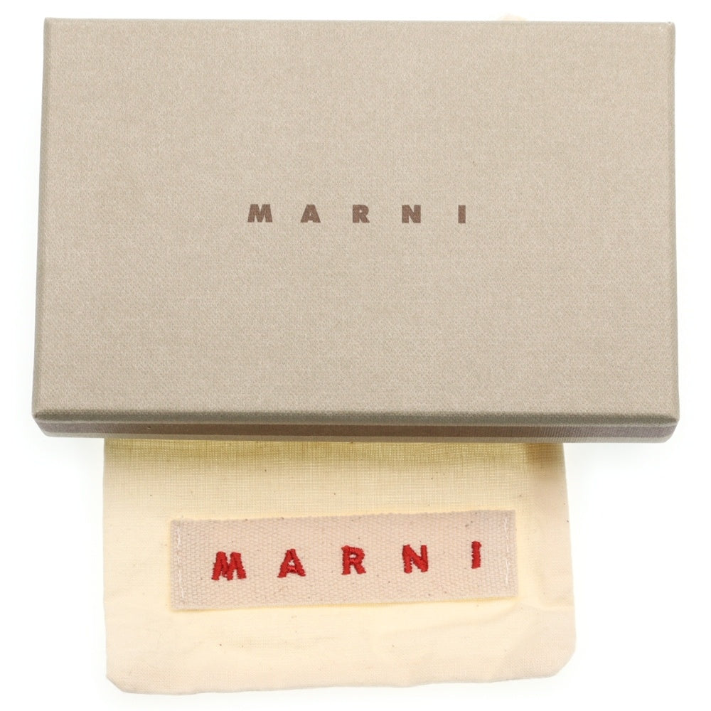 MARNI(マルニ) 21AW TRUNK TRIFOLD トランク トリフォールド 三つ折 レザー コンパクト ウォレット マルチ レディース PMFOW02U23 LV589