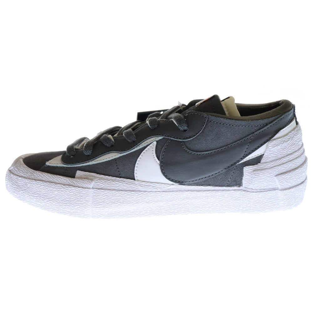 NIKE(ナイキ) ×sacai BLAZER LOW IRON GREY サカイ ブレザー アイアングレー ローカットスニーカー グレー/ホワイト US10/28cm DD1877-002
