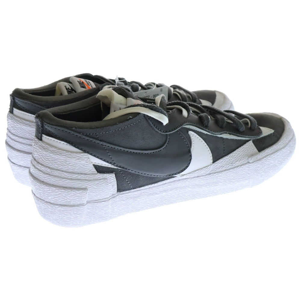 NIKE(ナイキ) ×sacai BLAZER LOW IRON GREY サカイ ブレザー アイアングレー ローカットスニーカー グレー/ホワイト US10/28cm DD1877-002