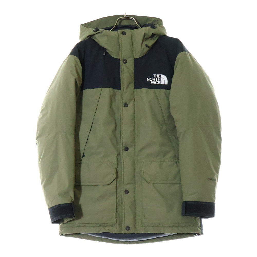 THE NORTH FACE(ザノースフェイス) MOUNTAIN DOWN PARKA GORE-TEX マウンテンダウン フーデッドダウンジャケット ゴアテックス カーキ/ブラック ND91700R