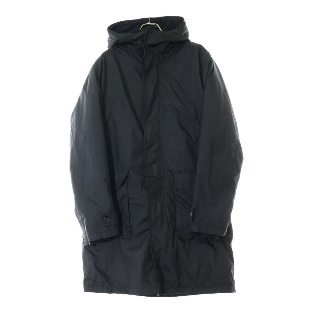 PRADA(プラダ) イタリア製 ナイロン フーデッドロングマウンテンコート ライナージャケット ブラック SGV768
