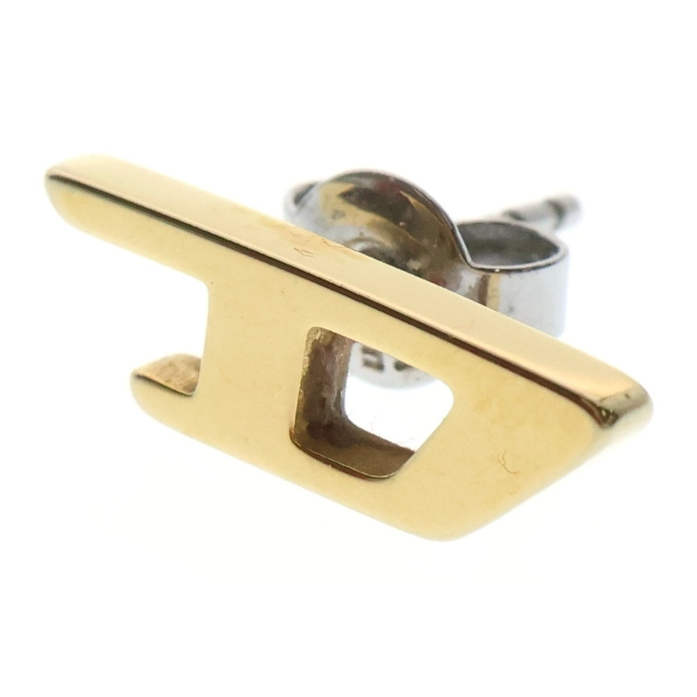 DIESEL(ディーゼル) GOLD-TONE STAINLESS STEEL STUD EARRING ゴールド トーン ステンレス スタッド イヤリング ピアス ゴールド DX1520 00DJW