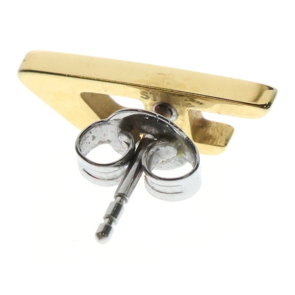 DIESEL(ディーゼル) GOLD-TONE STAINLESS STEEL STUD EARRING ゴールド トーン ステンレス スタッド イヤリング ピアス ゴールド DX1520 00DJW