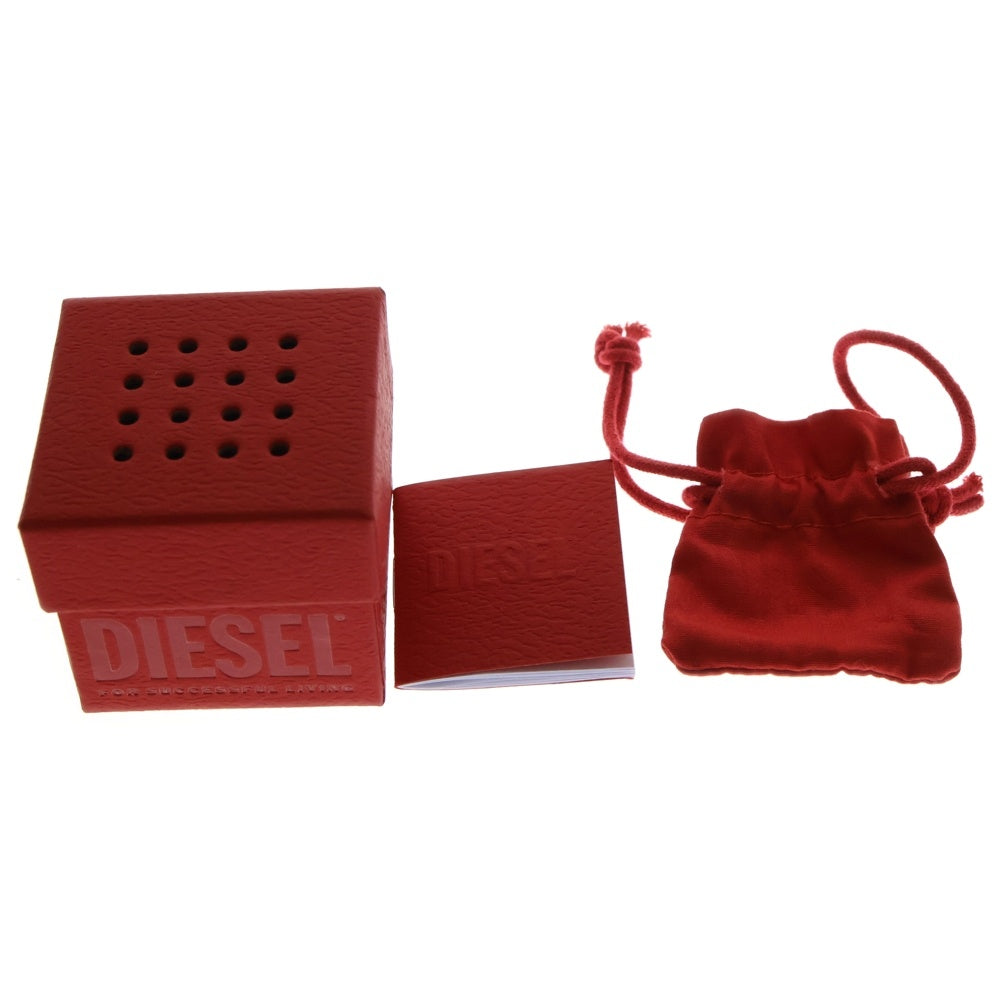 DIESEL(ディーゼル) GOLD-TONE STAINLESS STEEL STUD EARRING ゴールド トーン ステンレス スタッド イヤリング ピアス ゴールド DX1520 00DJW