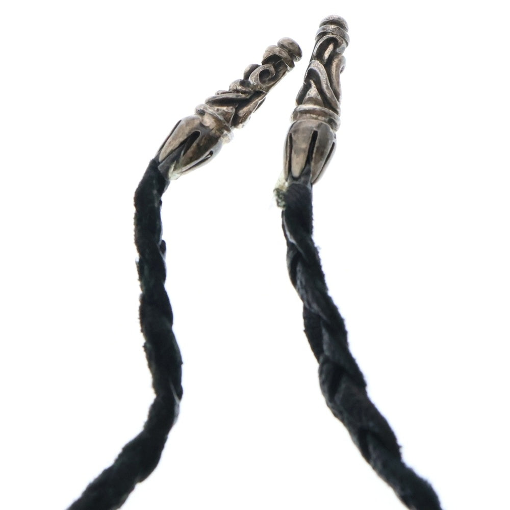 CHROME HEARTS(クロムハーツ) BS FLUER BSフレアペンダント シルバー ネックレストップ レザーブレイド シルバー