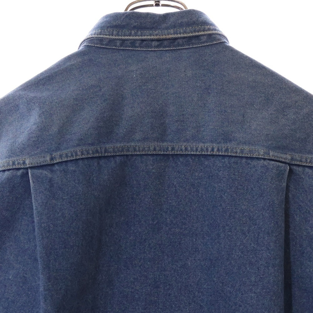 NTN(エヌティーエヌ) 24SS ASCENT DENIM SHIRT アセット デニム 長袖シャツ ロングスリーブ ブルー 24-NS009031B