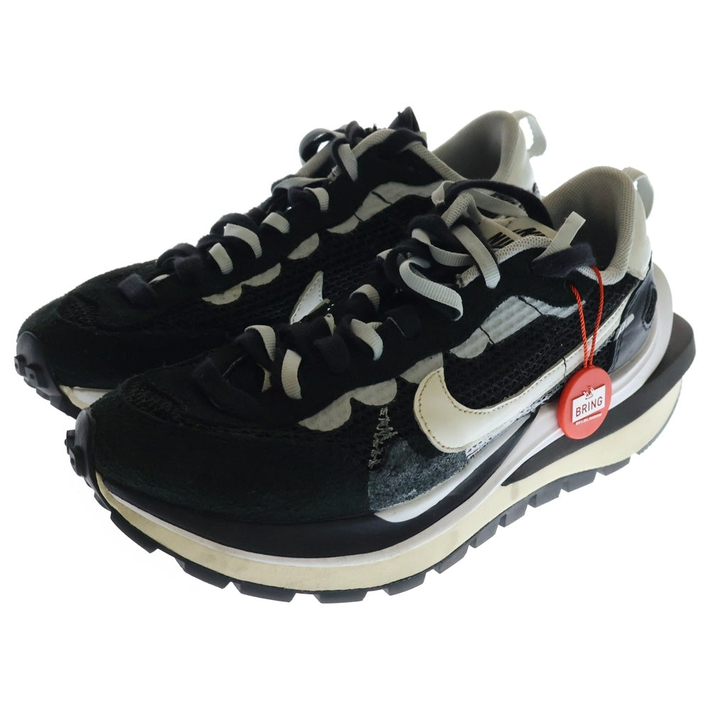 NIKE(ナイキ) ×sacai VAPOR WAFFLE SP サカイ ヴェイパーワッフル ローカットスニーカー レディース ブラック/ホワイト US6/24cm CV1363-001
