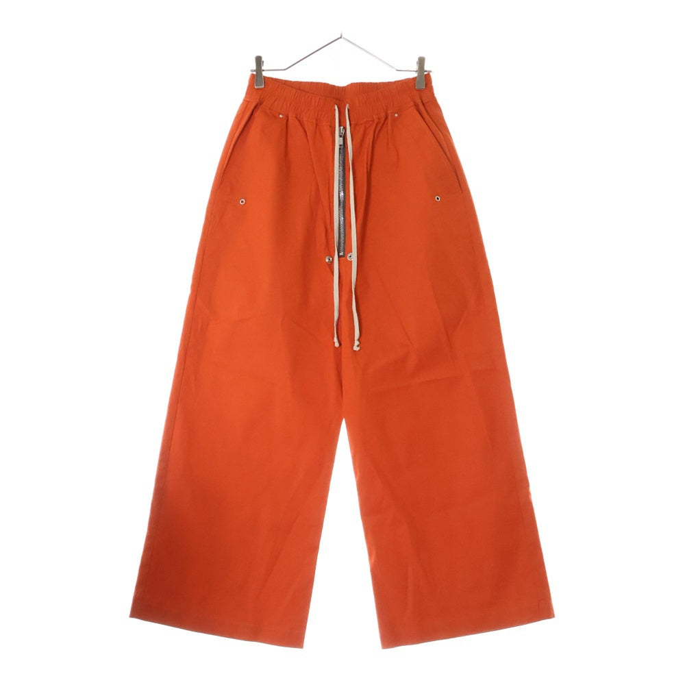 Rick Owens(リックオウエンス) 22AW GETH BELAS ゲスベラ ドローストリング ワイドパンツ オレンジ RR02B2315-TE