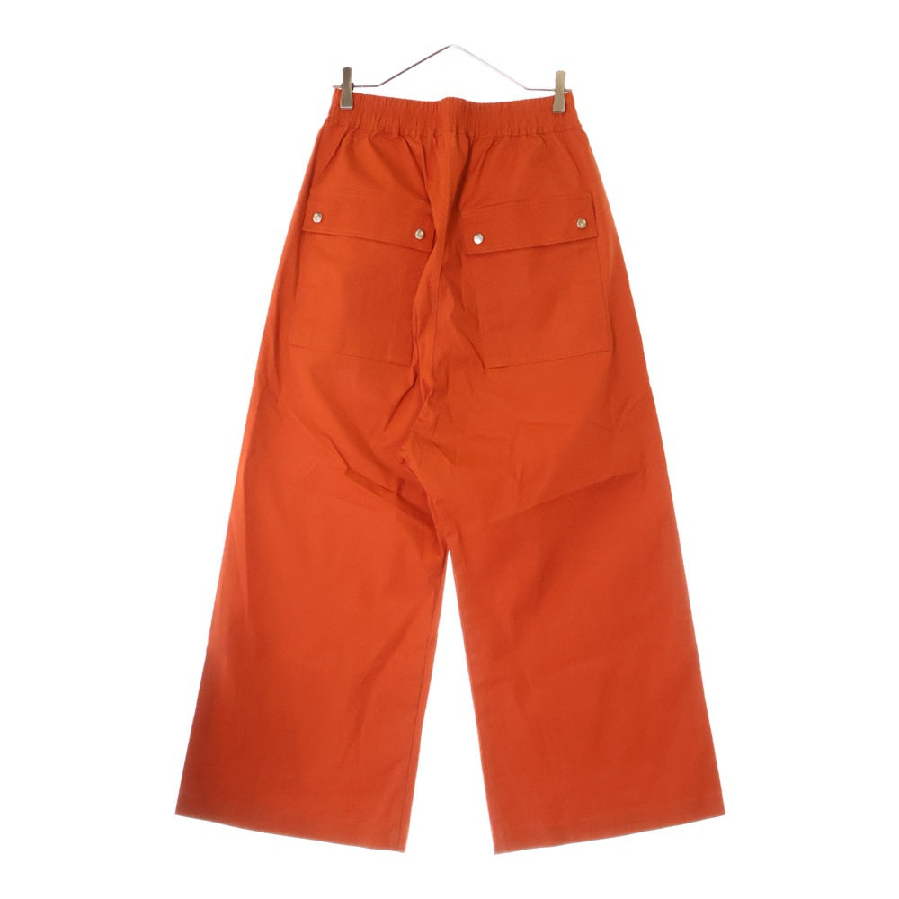 Rick Owens(リックオウエンス) 22AW GETH BELAS ゲスベラ ドローストリング ワイドパンツ オレンジ RR02B2315-TE
