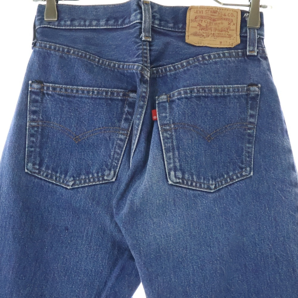 Levi's(リーバイス) 80S VINTAGE 501 スモールe ボタン裏刻印 524 ボタンフライ デニムパンツ インディゴ レディース