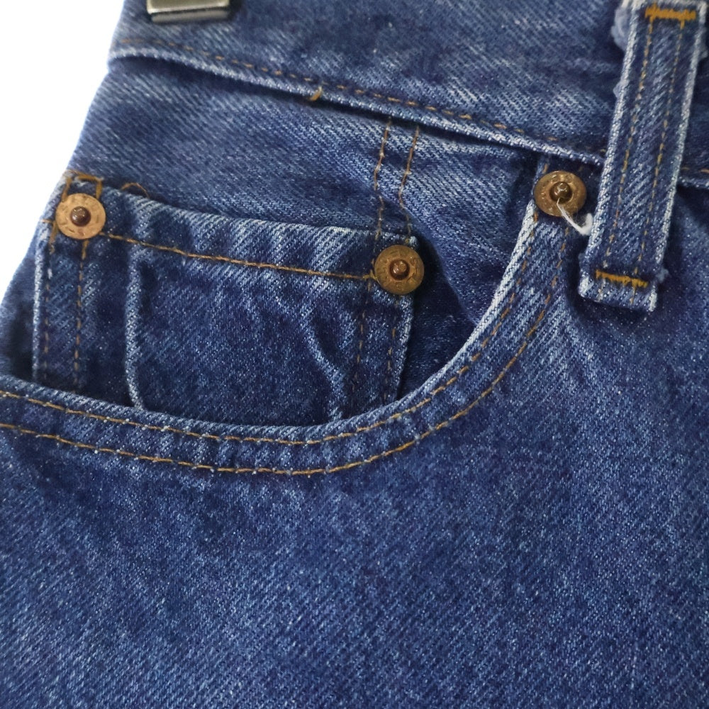 Levi's(リーバイス) 80S VINTAGE 501 スモールe ボタン裏刻印 524 ボタンフライ デニムパンツ インディゴ レディース