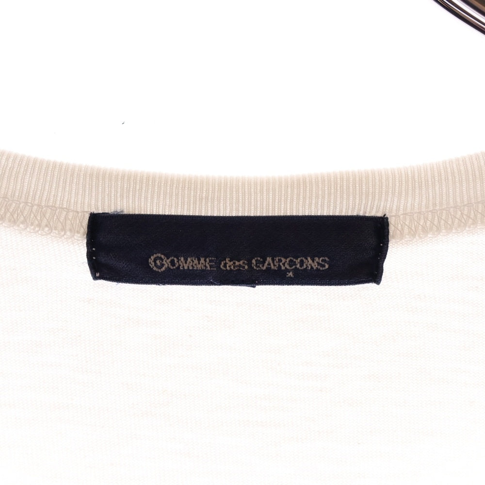 COMME des GARCONS(コムデギャルソン) 17AW アームプリント 長袖クルーネックカットソー ホワイト KT-T002