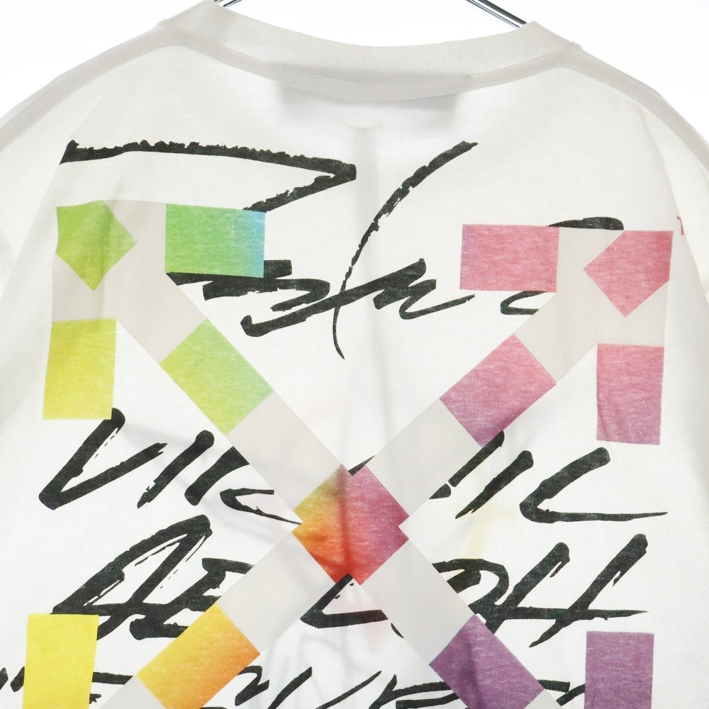 OFF-WHITE(オフホワイト) 20SS FUTURA ALIEN S/S OVER TEE フューチュラエイリアンプリントTシャツ 半袖クルーネックカットソー ホワイト OMAA038S20185050