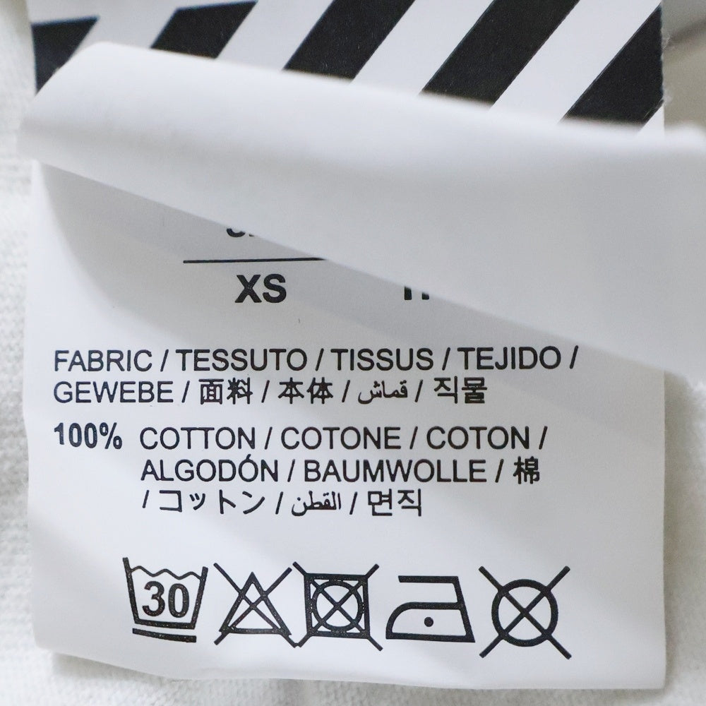 OFF-WHITE(オフホワイト) 20SS FUTURA ALIEN S/S OVER TEE フューチュラエイリアンプリントTシャツ 半袖クルーネックカットソー ホワイト OMAA038S20185050