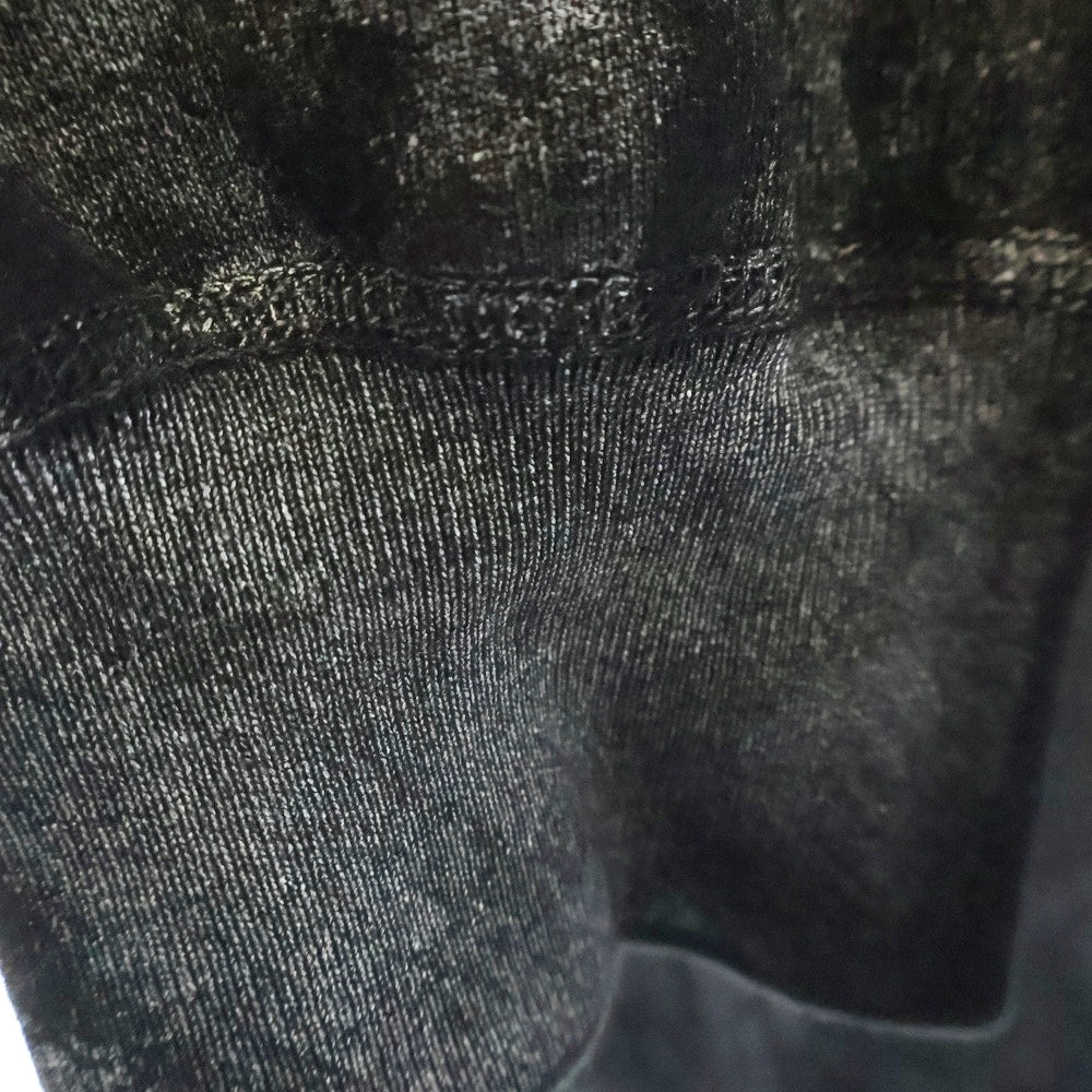 SUPREME(シュプリーム) 24SS ×MM6 Maison Margiela Foil Box Logo Hooded Sweatshirt エムエムシックスメゾンマルジェラ ボックスロゴ スウェット プルオーバーパーカー ブラック