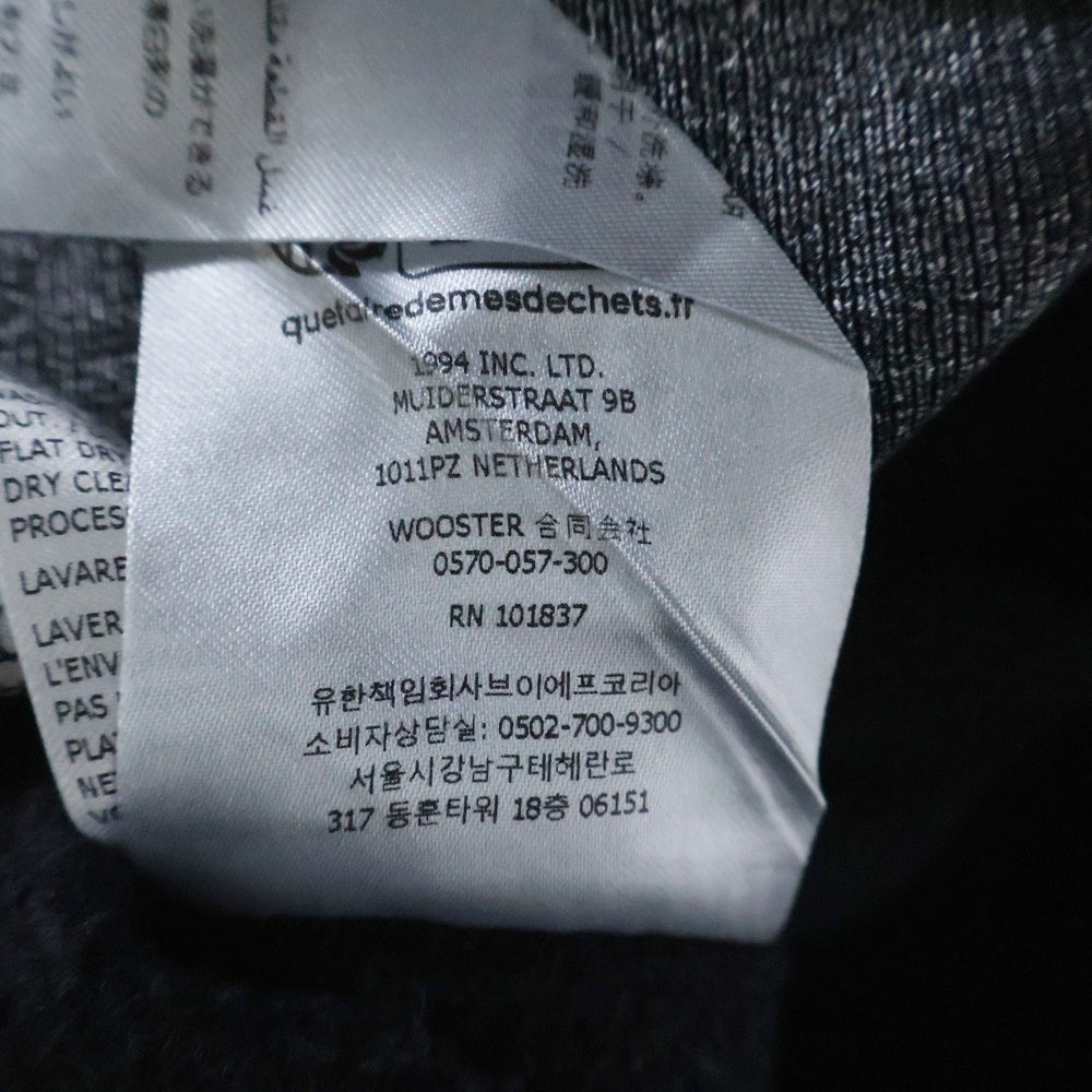 SUPREME(シュプリーム) 24SS ×MM6 Maison Margiela Foil Box Logo Hooded Sweatshirt エムエムシックスメゾンマルジェラ ボックスロゴ スウェット プルオーバーパーカー ブラック
