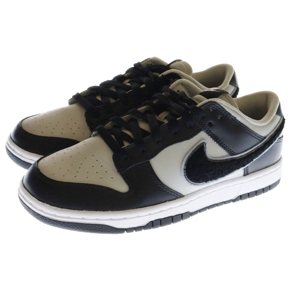 NIKE(ナイキ) DUNK LOW RETRO CHENILLE SWOOSH ダンク レトロ シェニール スウッシュ ローカットスニーカー ブラック US7.5/25.5cm DQ7683-001