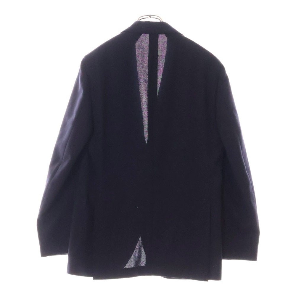 LARDINI(ラルディーニ) 段返り 3B ウール テーラード ジャケット ネイビー JN0526AQ