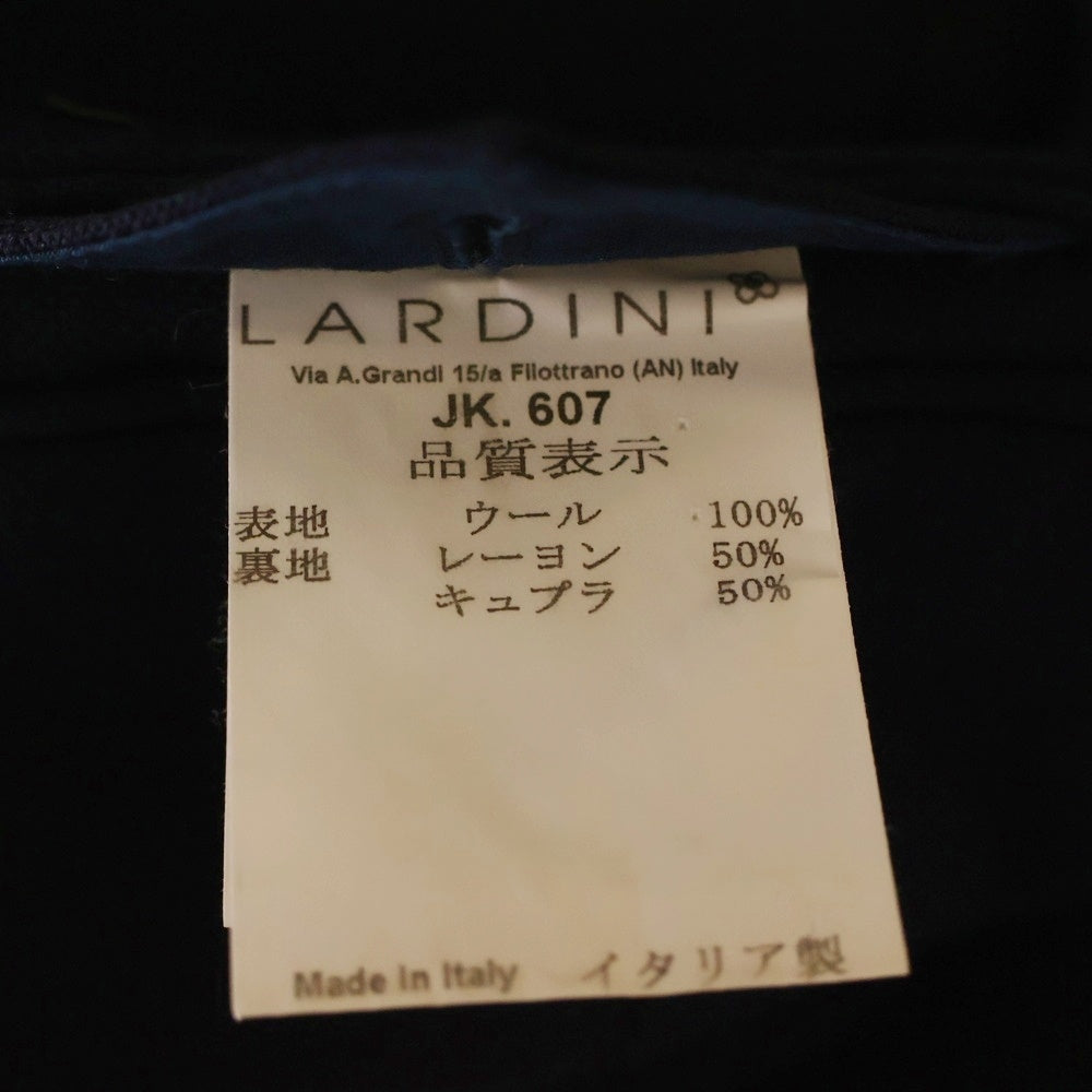 LARDINI(ラルディーニ) 段返り 3B ウール テーラード ジャケット ネイビー JN0526AQ