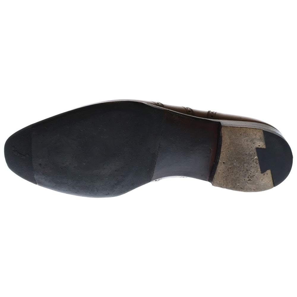 Crockett&Jones(クロケットアンドジョーンズ) 外羽根 ウイングチップ レザー シューズ ブラウン