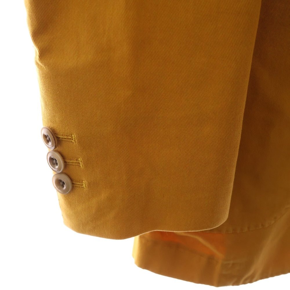 BOGLIOLI(ボリオリ) COAT ノッチドラぺル 段返り 3B テーラード ジャケット イエロー