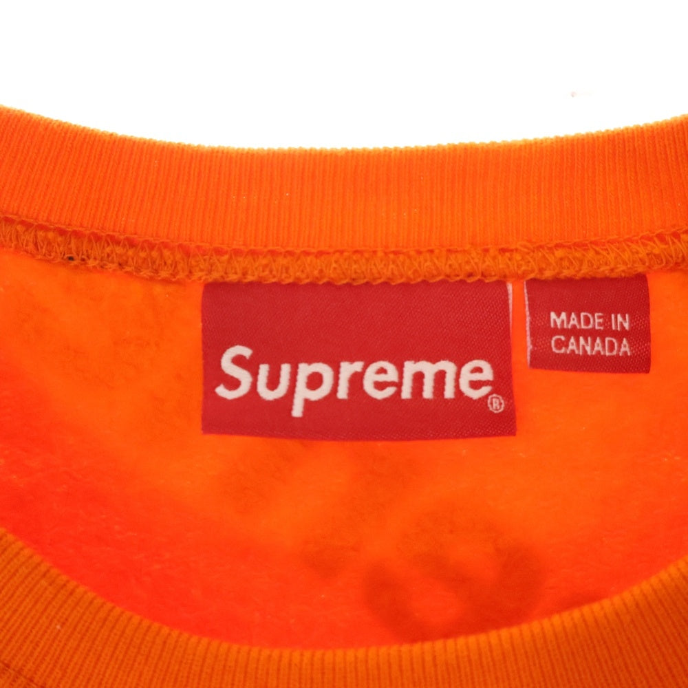 SUPREME(シュプリーム) 20SS Radial Crewneck ラディアル クルーネックスウェットトレーナー オレンジ