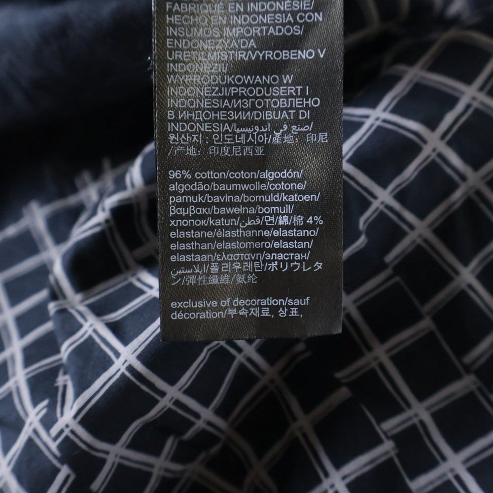 Calvin Klein(カルバンクライン) チェック柄 ロングスリーブ 長袖シャツ ブラック