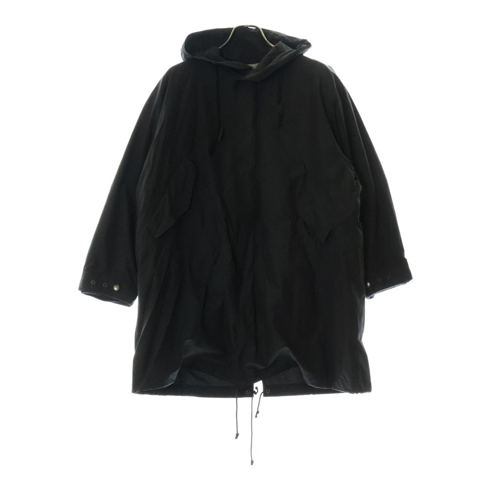POLO SPORT RALPH LAUREN(ポロスポーツラルフローレン) フリースライナー付き ポリエステル フィッシュテール モッズコート ブラック