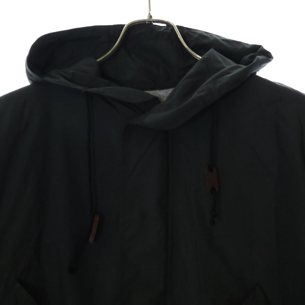 POLO SPORT RALPH LAUREN(ポロスポーツラルフローレン) フリースライナー付き ポリエステル フィッシュテール モッズコート ブラック