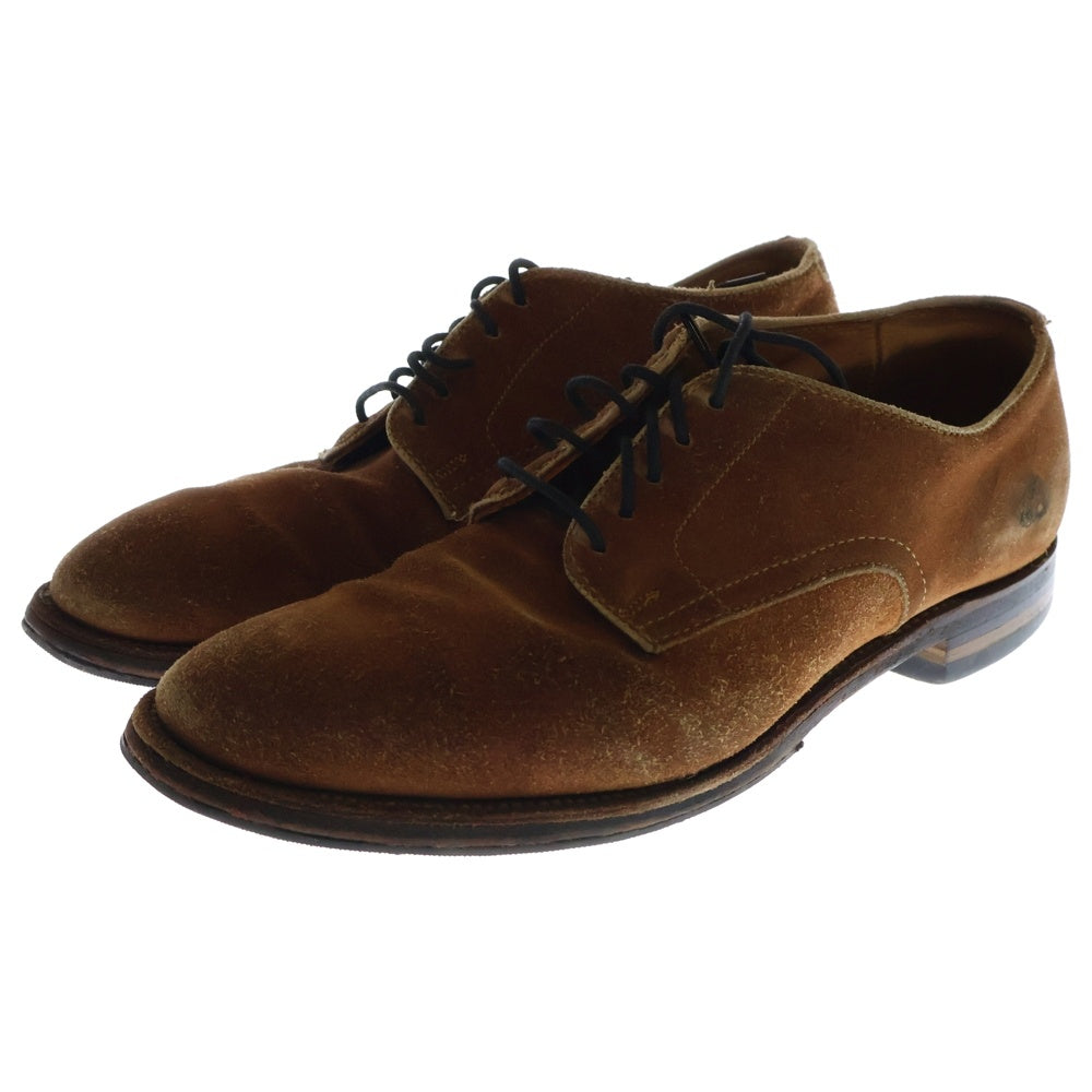 Alden(オールデン) ×UNITED ARROWS モディファイドラスト プレーントゥ スウェード レザー シューズ ブラウン 535047