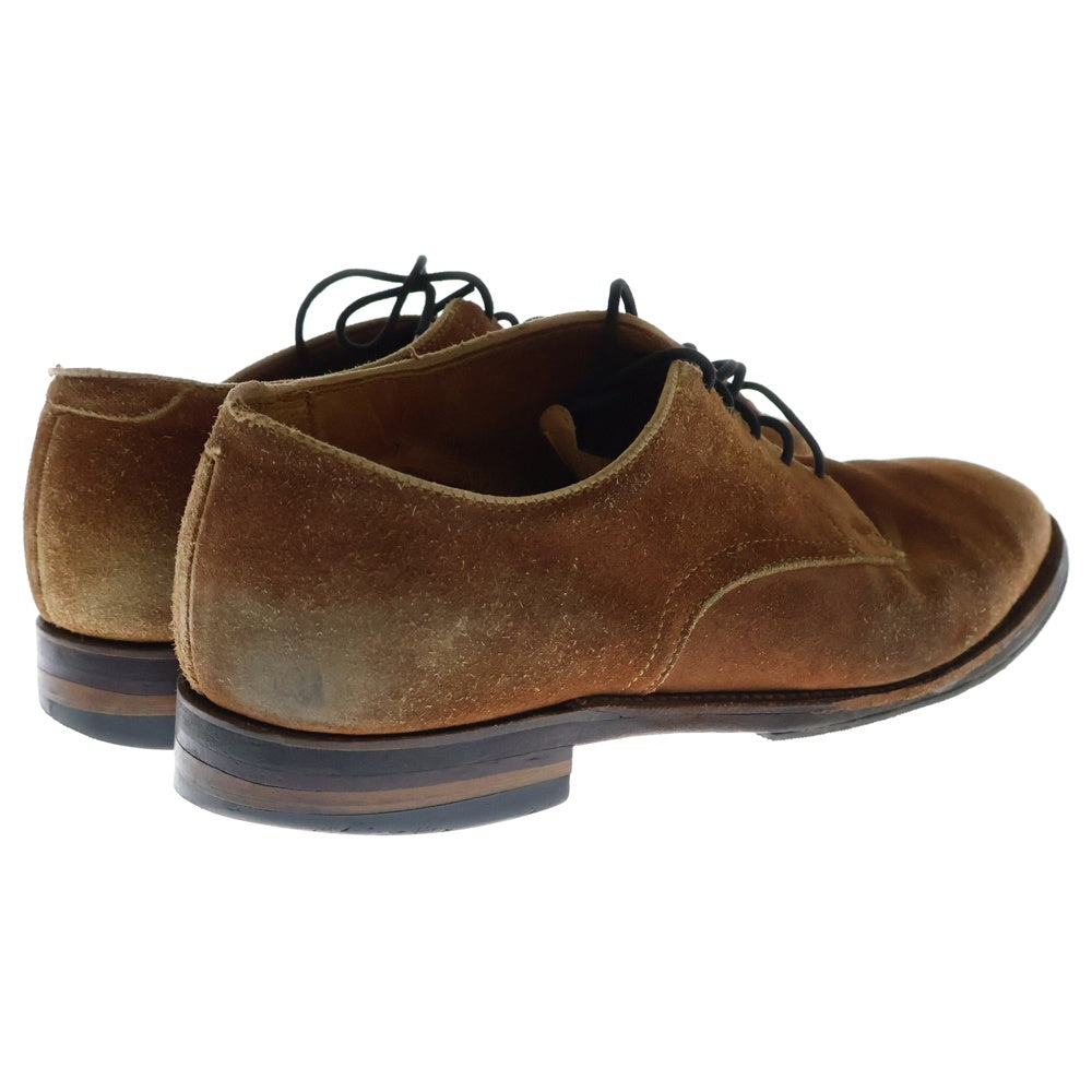 Alden(オールデン) ×UNITED ARROWS モディファイドラスト プレーントゥ スウェード レザー シューズ ブラウン 535047