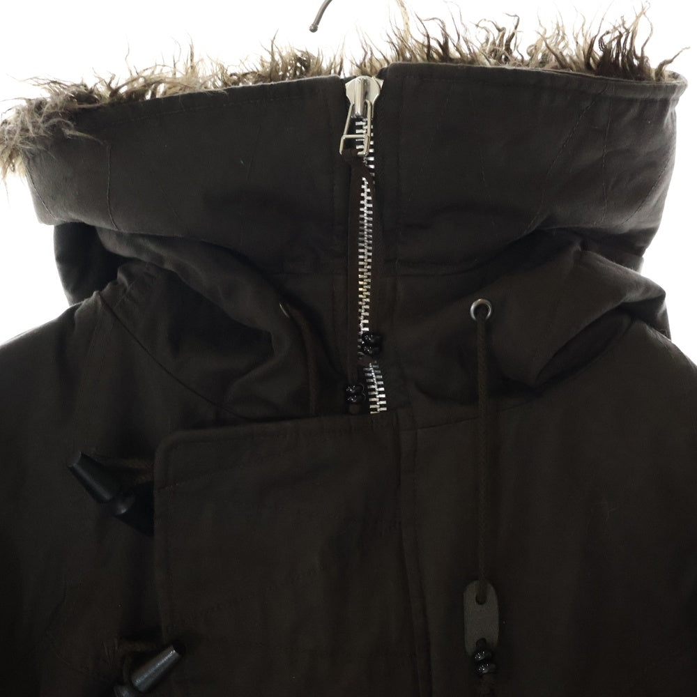 NVRFRGT(ネバーフォーゲット) 24AW PADDED HOODED BOMBER JACKET パット入り フーデット ボンバージャケット ブラウン NF242J04