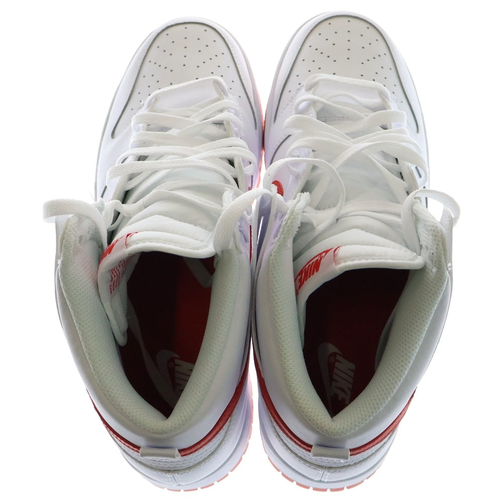 NIKE(ナイキ) DUNK HIGH PICANTE RED ダンク ピカンテレッド ハイカットスニーカー ホワイト/レッド US10/29cm DV0828-100