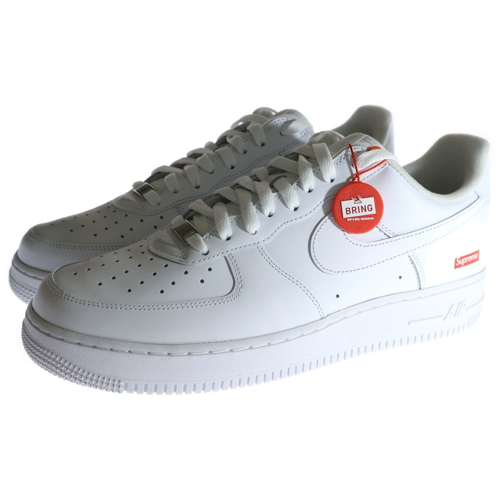 NIKE(ナイキ) ×AIR FORCE 1 LOW WHITE シュプリーム ナイキ エアフォース1 ローカットスニーカー ホワイト US10.5/28.5cm CU9225-100