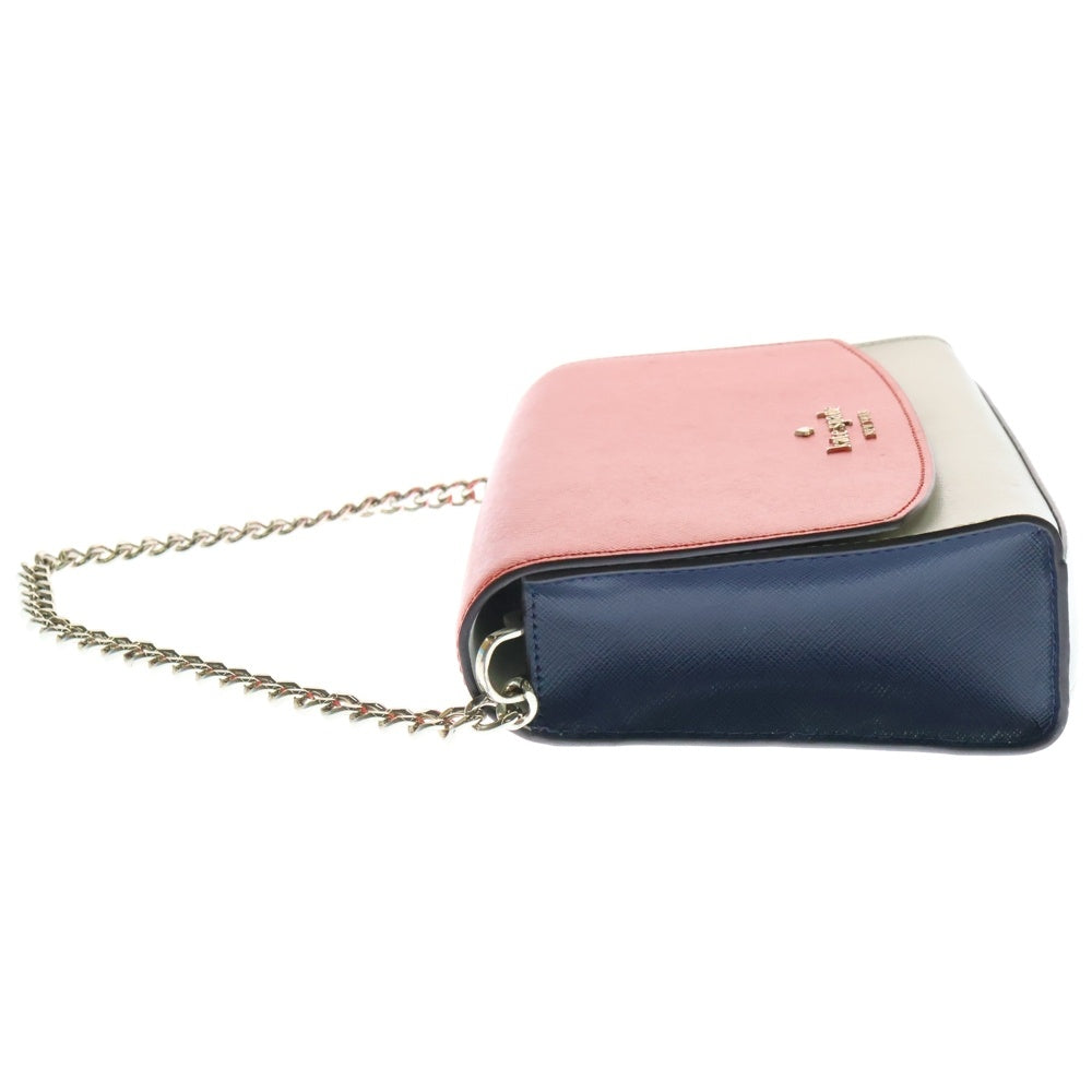 Kate Spade(ケイトスペード) NEW YORK CARSON TRICOLOR COLORBLOCK ニューヨーク カーソン トリコロール カラーブロック レザー ショルダーバッグ レディース WKR00102