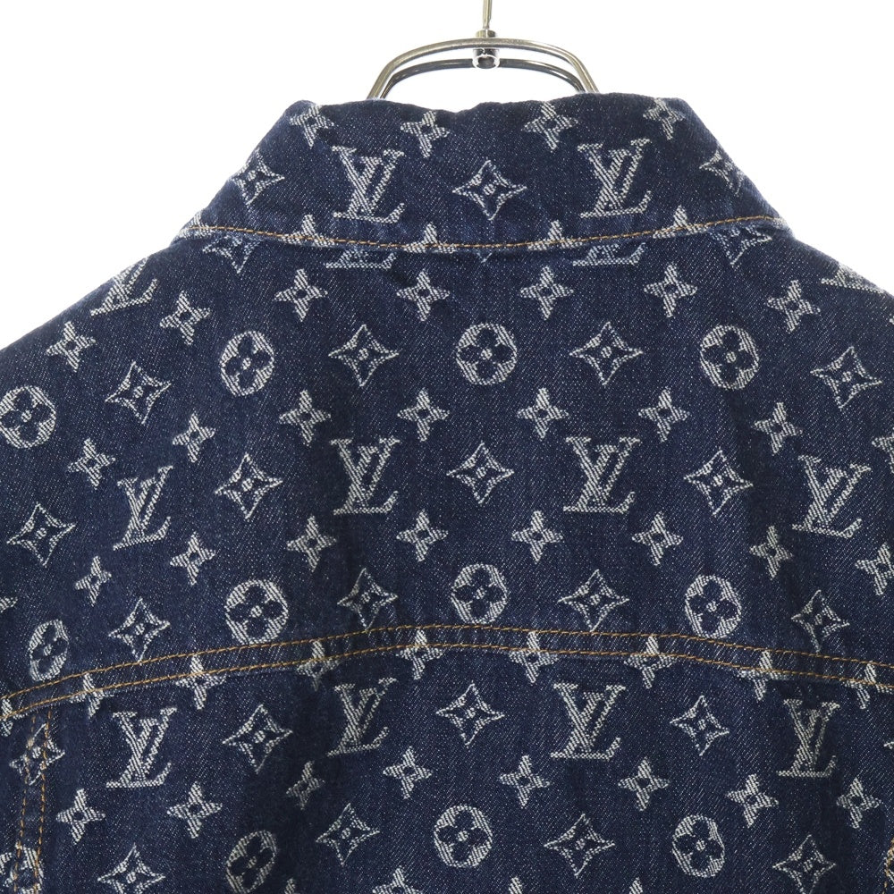 LOUIS VUITTON(ルイヴィトン) 24AW モノグラムジャガード デニム トラッカージャケット インディゴ RM242M UZD HRA79W
