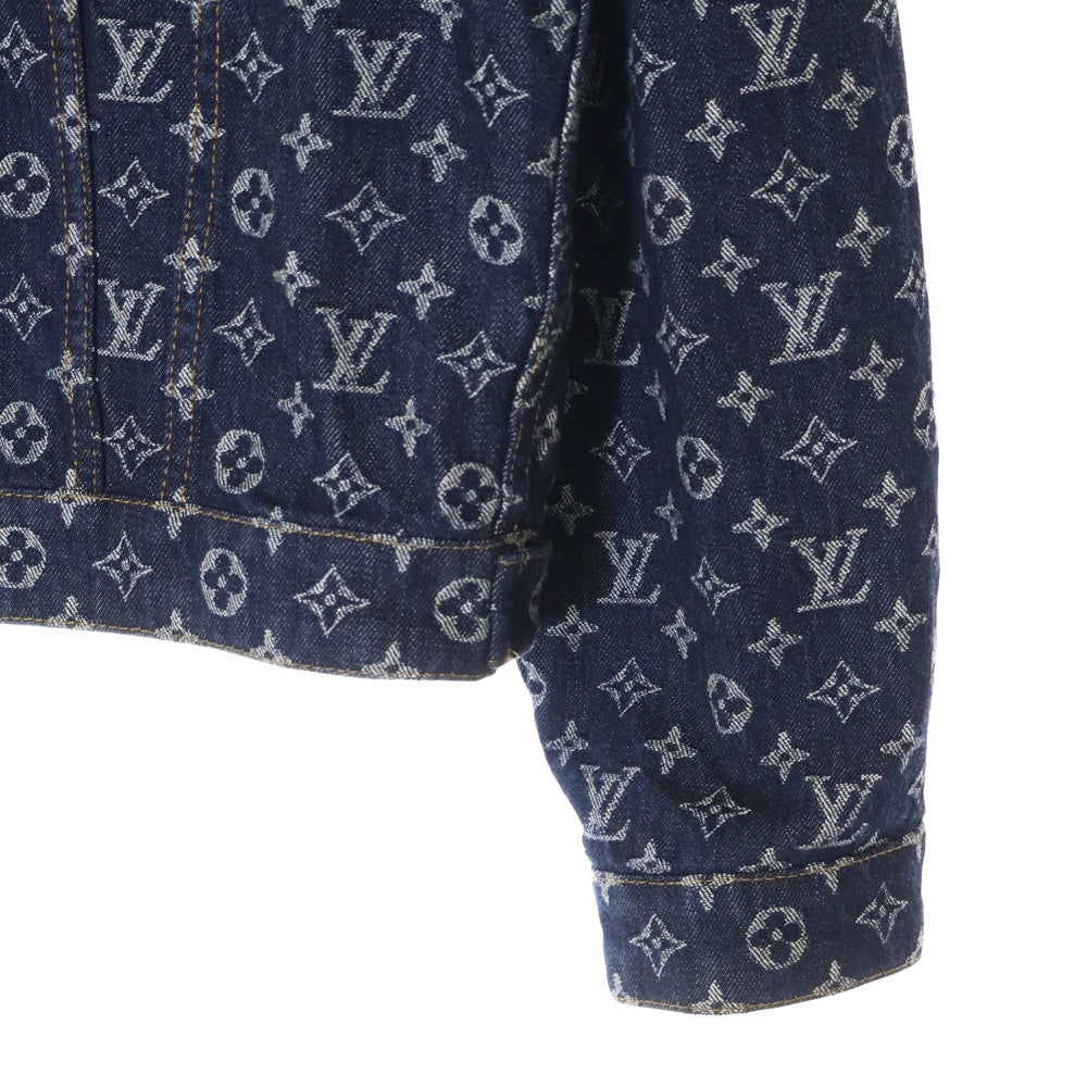 LOUIS VUITTON(ルイヴィトン) 24AW モノグラムジャガード デニム トラッカージャケット インディゴ RM242M UZD HRA79W