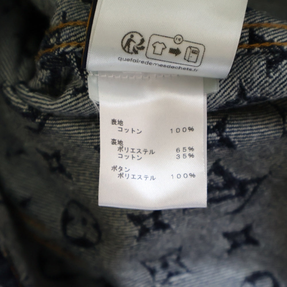 LOUIS VUITTON(ルイヴィトン) 24AW モノグラムジャガード デニム トラッカージャケット インディゴ RM242M UZD HRA79W