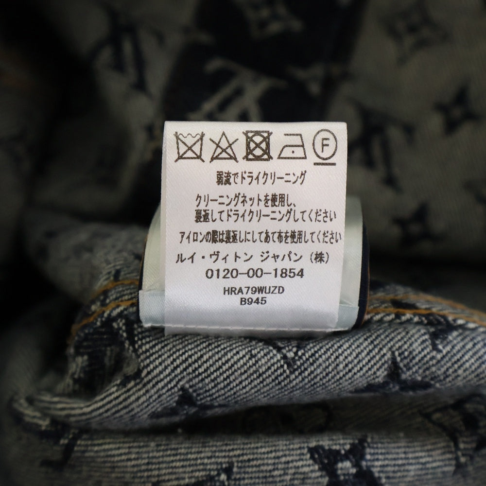 LOUIS VUITTON(ルイヴィトン) 24AW モノグラムジャガード デニム トラッカージャケット インディゴ RM242M UZD HRA79W