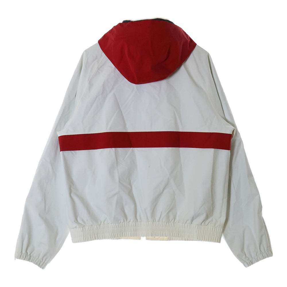 SUPREME(シュプリーム) 18AW GORE-TEX Court Jacket ゴアテックス コート ジップアップ フーデッド ナイロン マウンテンジャケット ホワイト/レッド